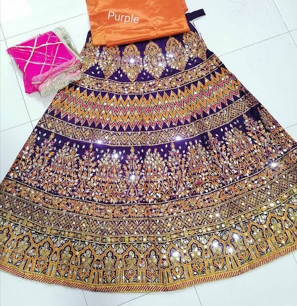 wedding wear lengha choli and dupptta 16