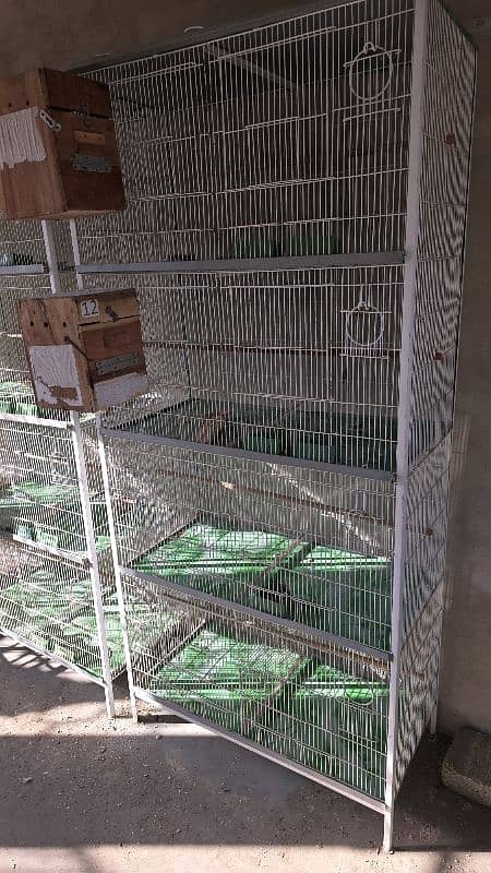 3 cages available , iron cage , cage for parrots 1