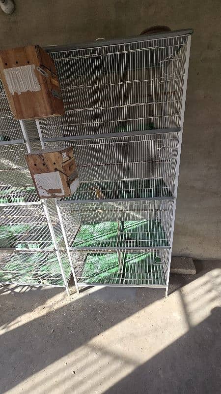 3 cages available , iron cage , cage for parrots 2