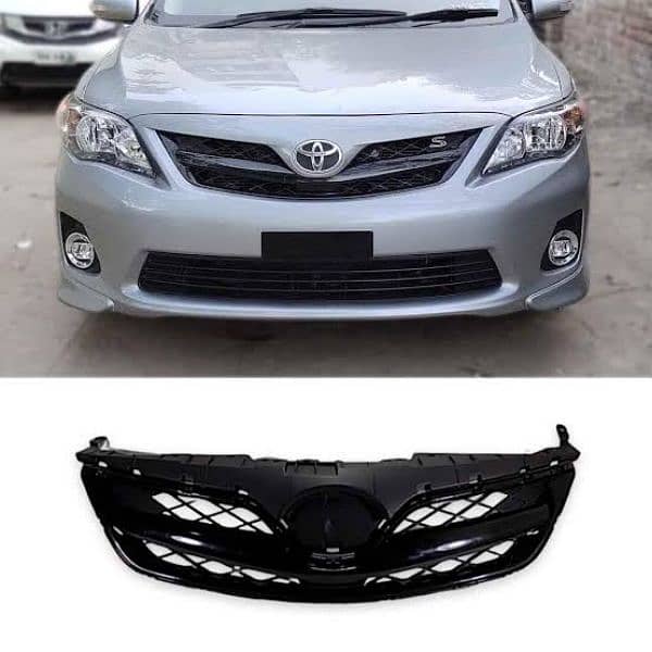 toyota corolla 2011-2014 front canadian style grill 0