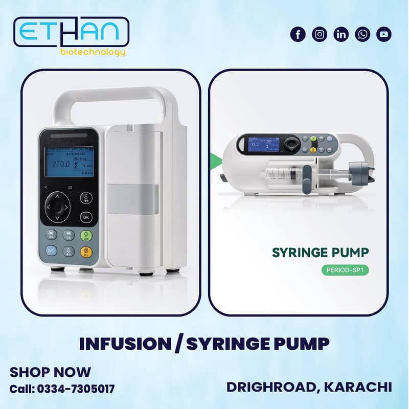 Infusion syringe pump / Syringe Pump - ICU Equipment 0