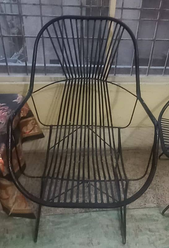 solid iron chairs 2