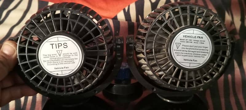 12 volt DC dual fan 4