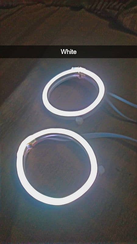 CAR / BIKE SILICON ANGEL RINGS 70MM 6