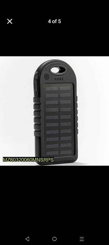 solar power bank 10000 mah battery 3