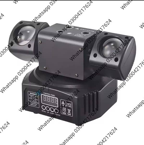 DJ Lighting 36W LED Beam Moving Head wall Light Gold Strobe Green 6