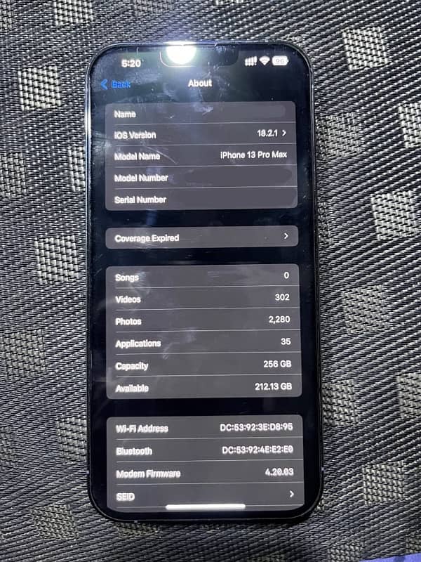 iPhone 13 Pro Max PTA Approved 256 GB 2