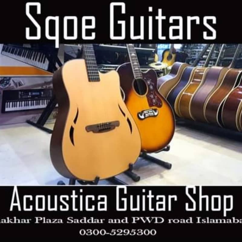 Acoustica guitar shop PWD road Islamabad 10