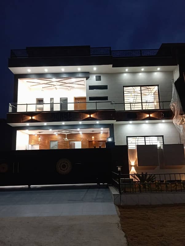 Mpchs Multi garden B-17 Islamabad   Brand New house available for sale  VIP location  boring water electric meter gas meter available  near Market masjid school Park everything available on walking distance 0