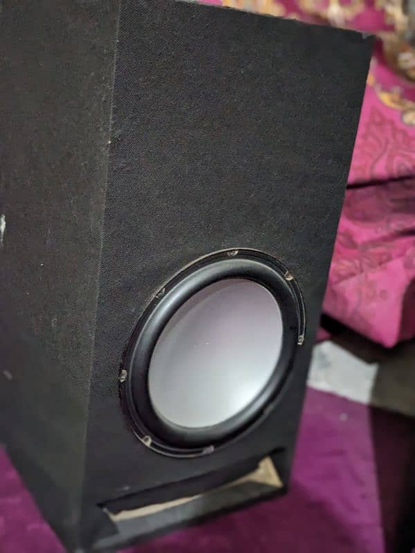 pioneer subwoofer and Panasonic speaker pair total genuin 1