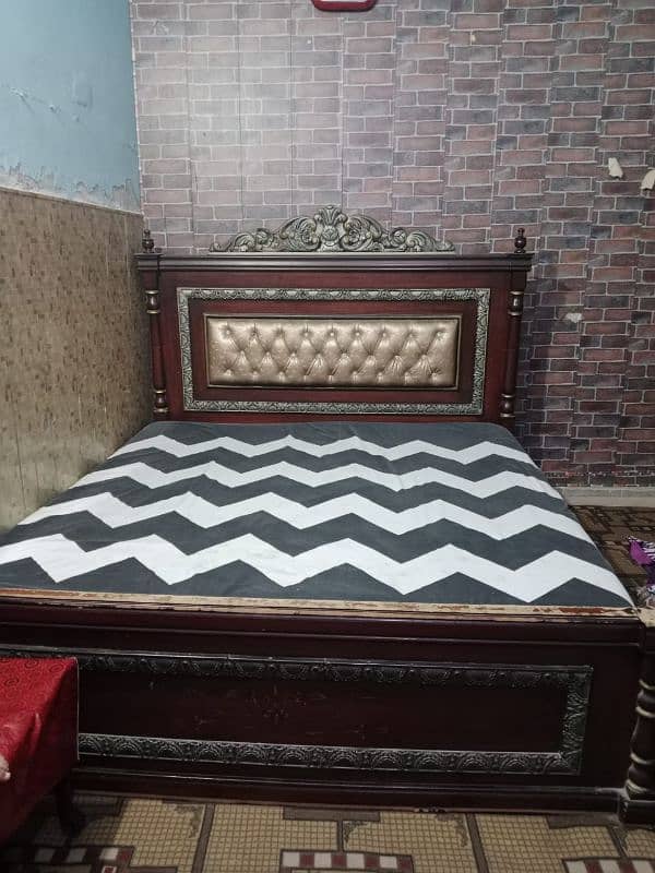 double bed with mattress are available 5