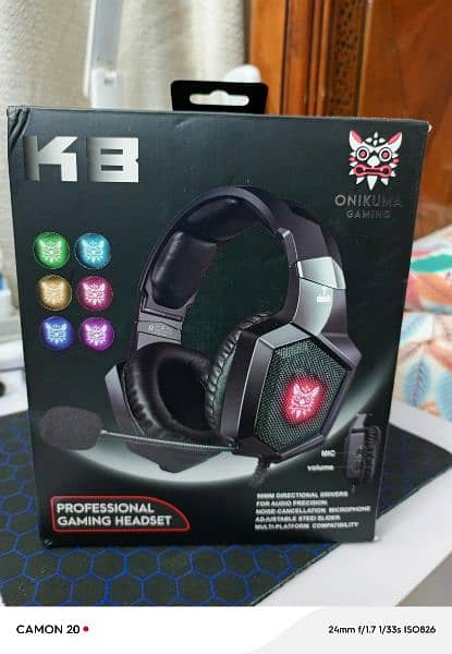 k8 onikuma headset brand new for sale. 0