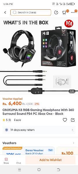 k8 onikuma headset brand new for sale. 4