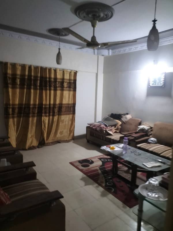 2 BED DD FLAT (PARADISE APARTMENT) FOR SALE IN GULSHAN E IQBAL 13 D 3 1