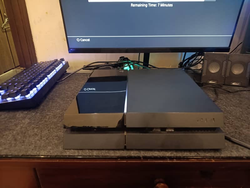 Used PS4 fat, 500GB, BattleFeild 1 disc, 3 controllers (Without box) 0