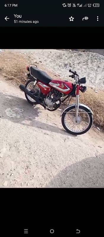 Honda 125 original Bike Urgent Sale Location abbottabad Murree road 1