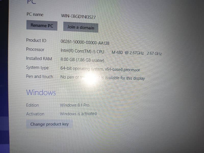 Samsung Laptop 1st Gen Windows 8 – Keyboard 80% Working + Free Mouse 4