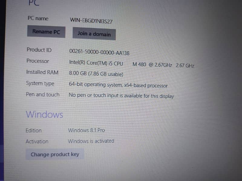 Samsung Laptop 1st Gen Windows 8 – Keyboard 80% Working + Free Mouse 5