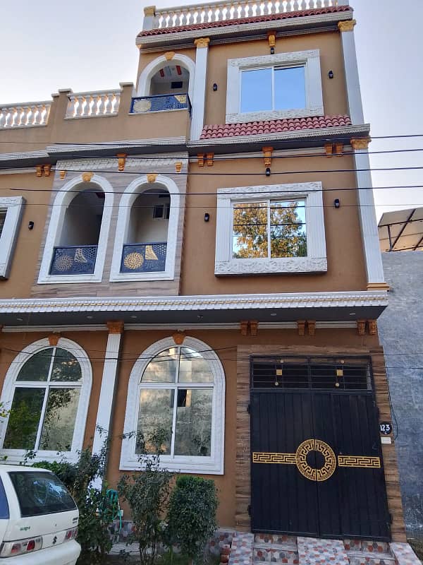 3 marla triple storey house for rent in Lahore medical housing scheme phase 2 main canal road Lahore 0