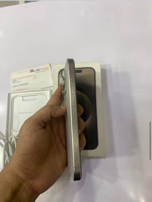 iPhone 15 Pro Few Days Used Brand New PTA Approved 4