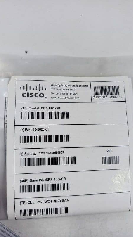 Cisco SFPS 10G/1G 2