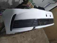 Toyota Corolla Altis 2019 model Bumpers super white