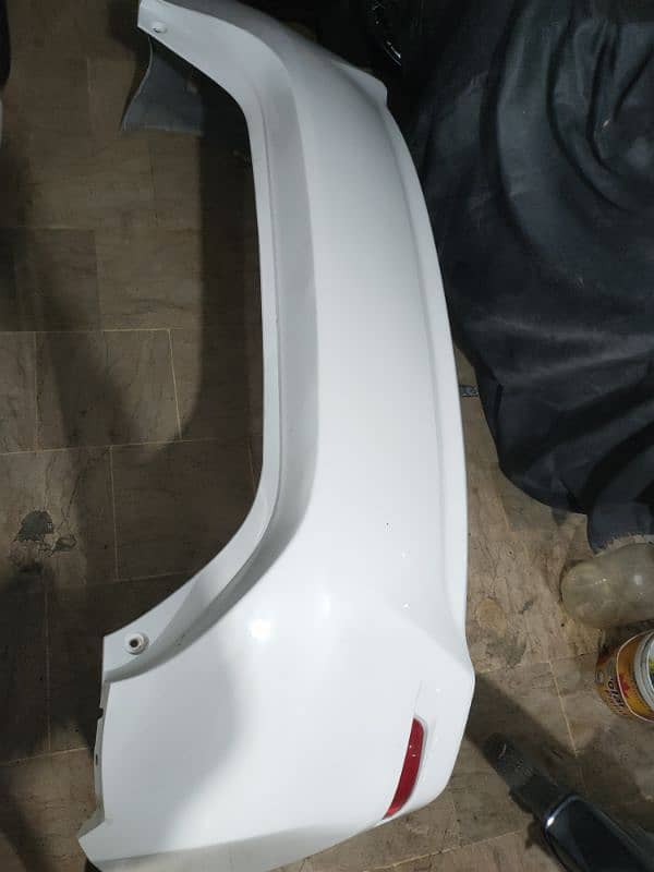 Toyota Corolla Altis 2019 model Bumpers super white 3