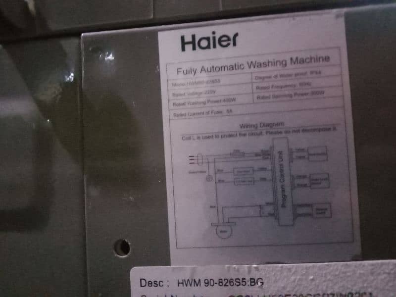 Haier Fully Automatic Machine For sale 5