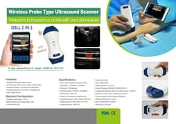 new wireless and USB Ultrasound probes can attach Mobile Tablet