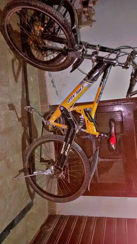 Mtb Bicycle || Full king size genuine gears || yellow&black mix color. 8