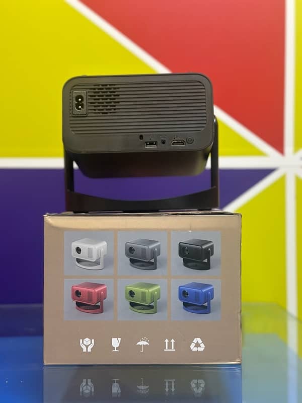 Ultra HD Mini Projector Wireless Connectivity Netflix youtube prime. 1