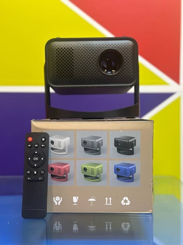 Ultra HD Mini Projector Wireless Connectivity Netflix youtube prime. 3