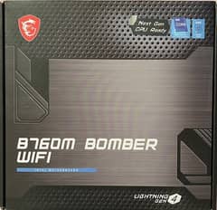 MSI B760M Bomber WIFI DDR5 Motherboard Brand New Box packed