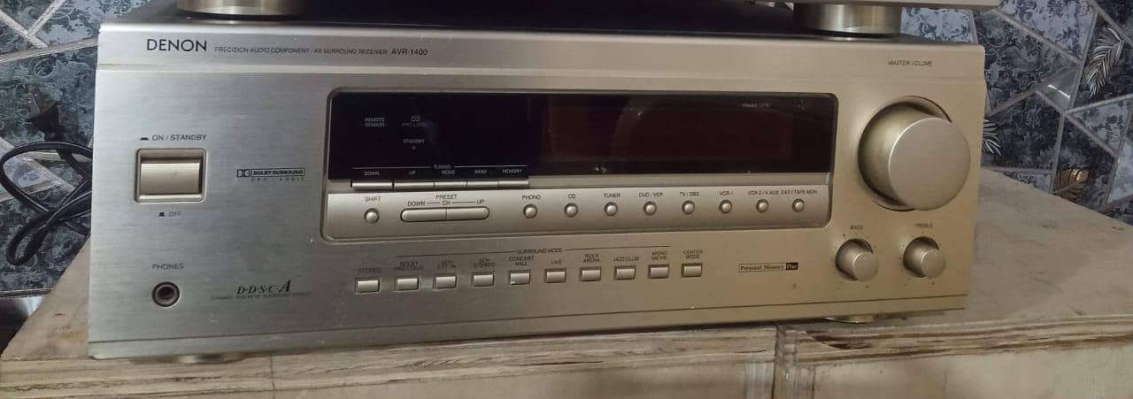 DENON AVR 1400 model Amplifier Total Orignal Non Repair All ok Work 0