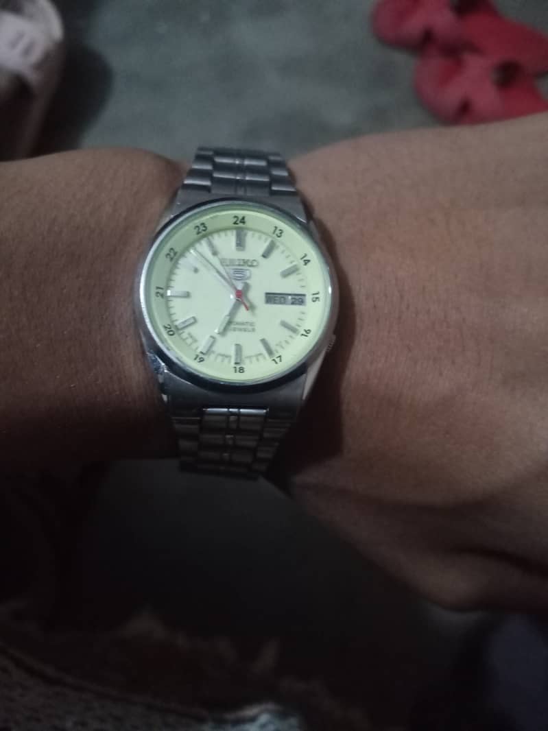 Seiko 5 automatic 21 jewels water resistant 0