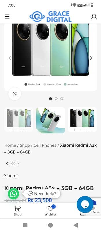 Redmi A3x 3+3 gb ram 64gb exchange possible 8