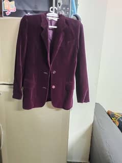 ladies velvet coat