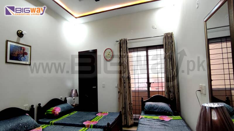 Best GIRLS HOSTEL (Bigway Executive Living) Furnished Sharing Rooms for WORKING Women, UMT, Bahria University, KIPS, JOBIAN Girls 1