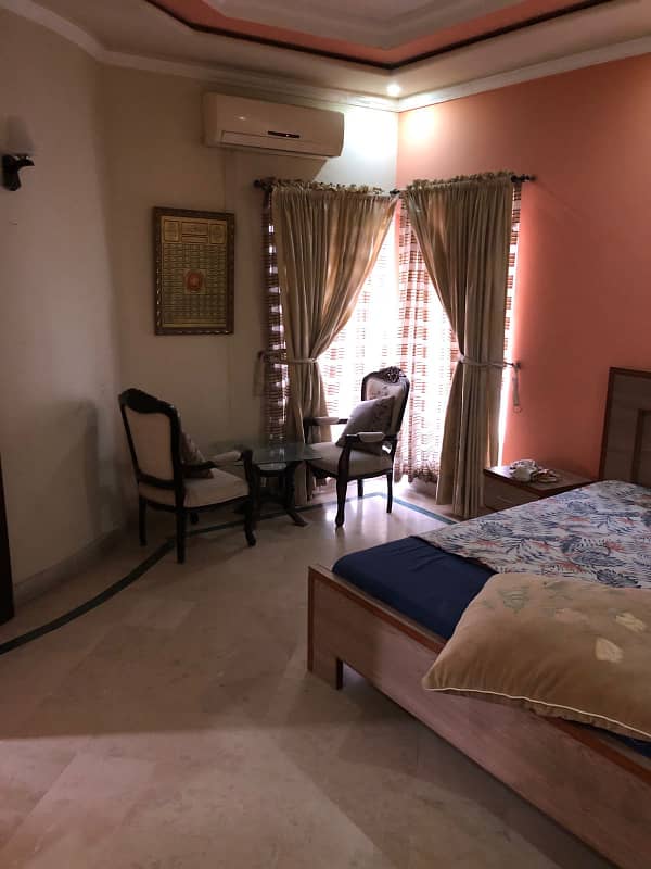 1 Kanal furnished portion for rent in dha phase 8 ex park view 12