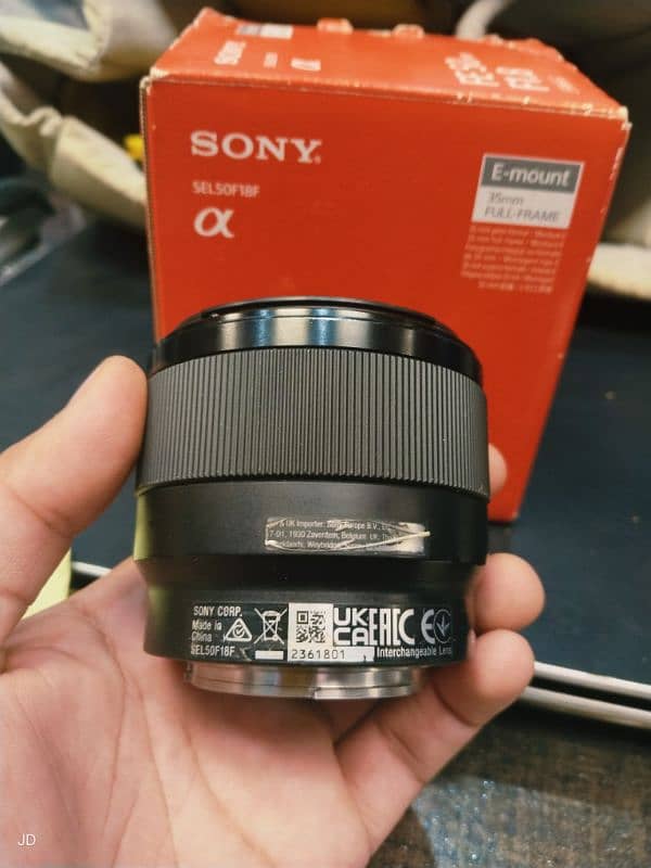 Sony 50 MM 1.8 Full Frame Lens 1