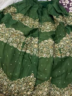 Green lehnga choli