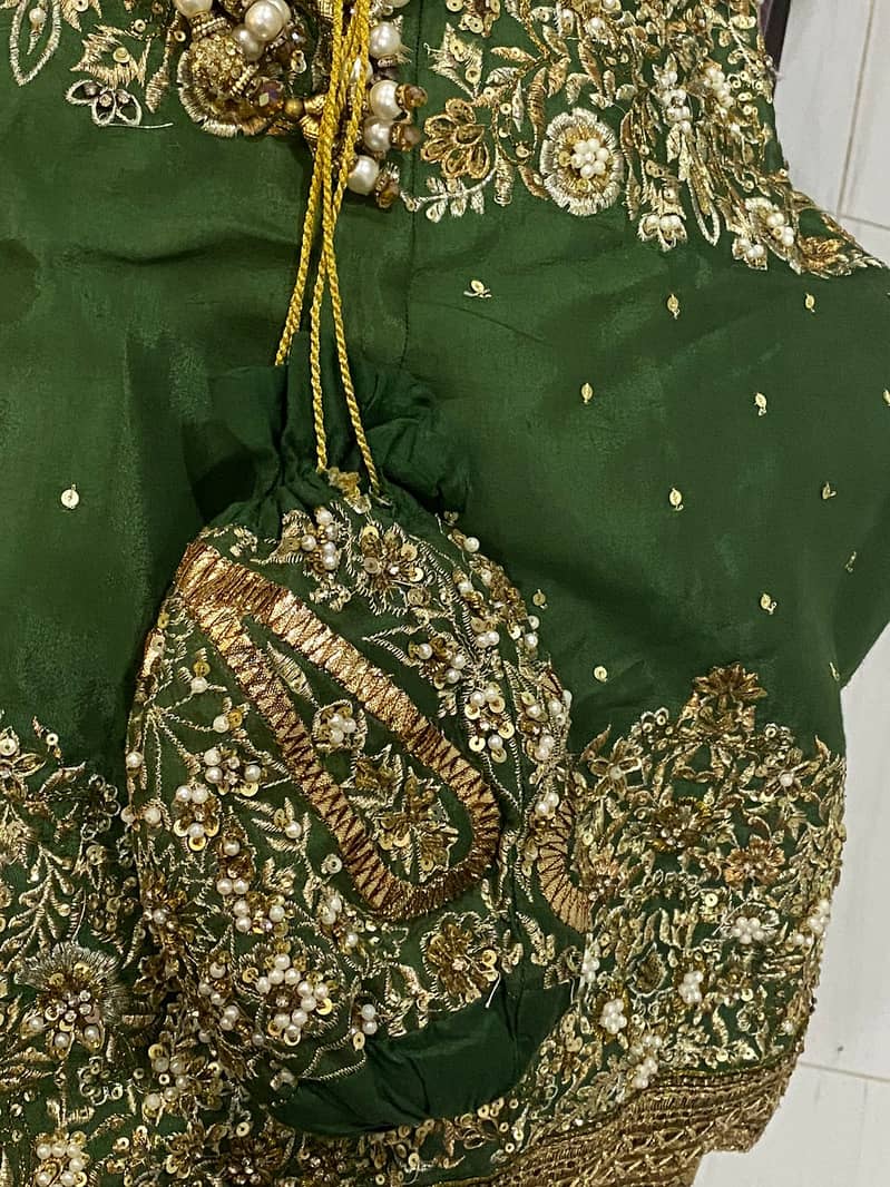 Green lehnga choli 2