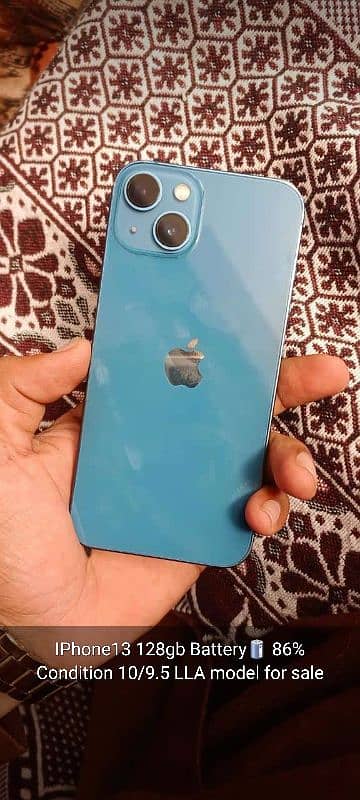 iPhone 13 jv battry health 86% fresh pice only mobile 128 gb 0