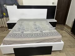 bed set with wardrobe