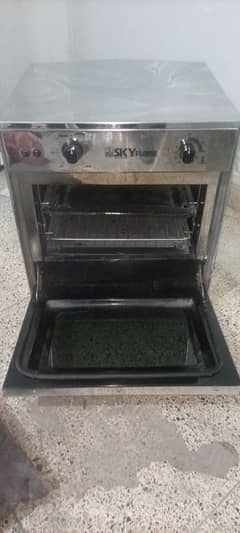 skyflame electric and gas oven slightly used 9.5/10 condition