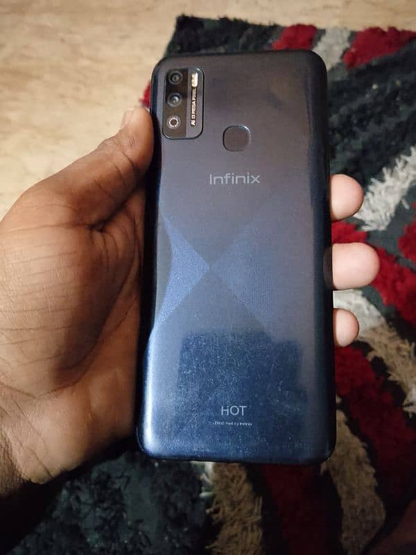 Infinix hot 9 play 4gb 64gb total orignal only glass brake argent sale 0