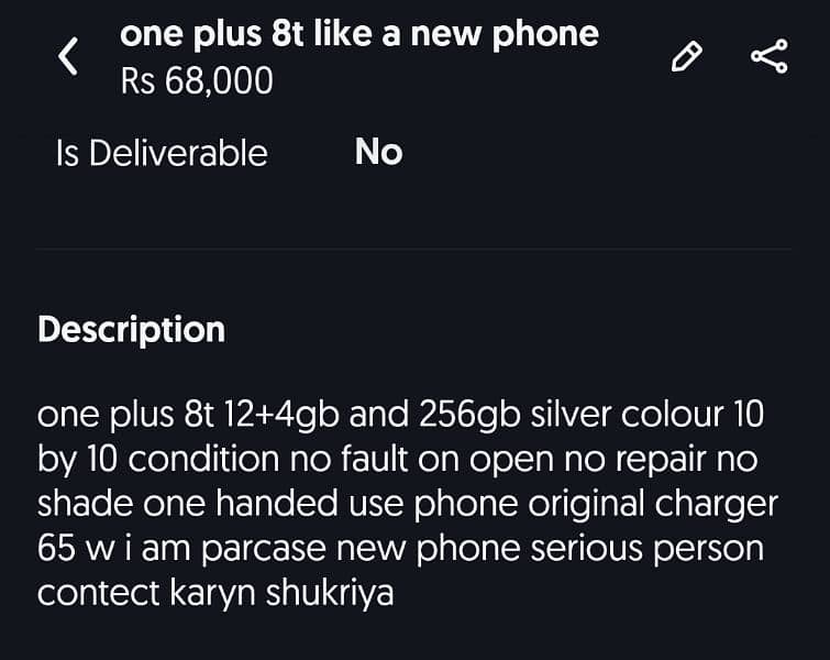 one plus 8T like a new phone 0