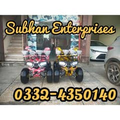 Latest 125cc Sports Hunter Jeep Atv Quad Bikes Delivery In All Pak