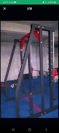 Smith machine cable cross over functional trainer squat crossover gym