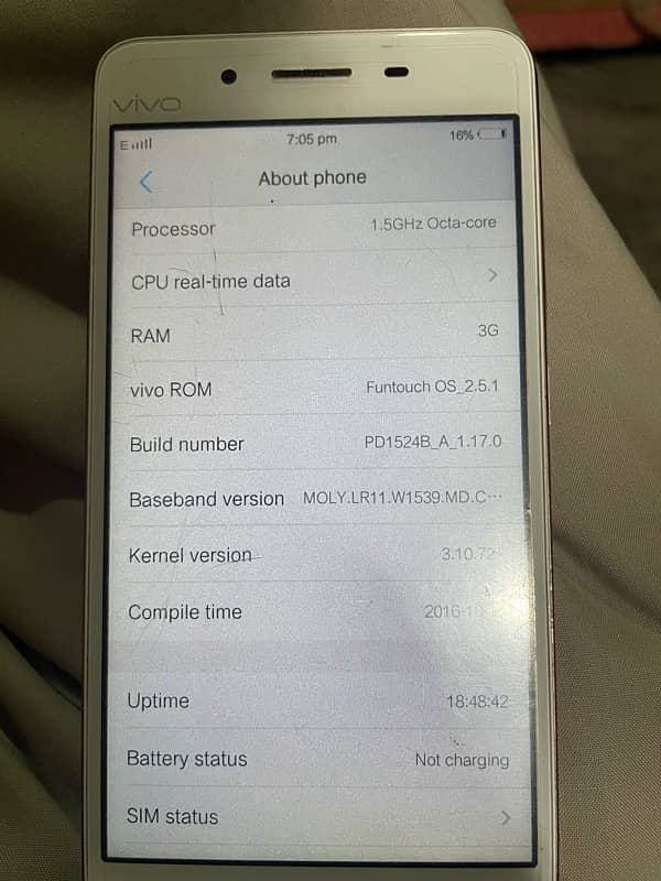 Vivo  V3M A Official  Pta  Approved  With  Raseed 6